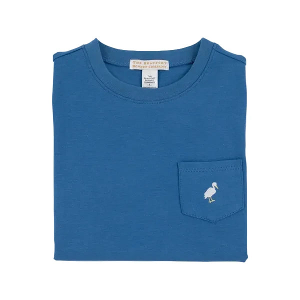 Carter Crewneck-Wood Boat Blue