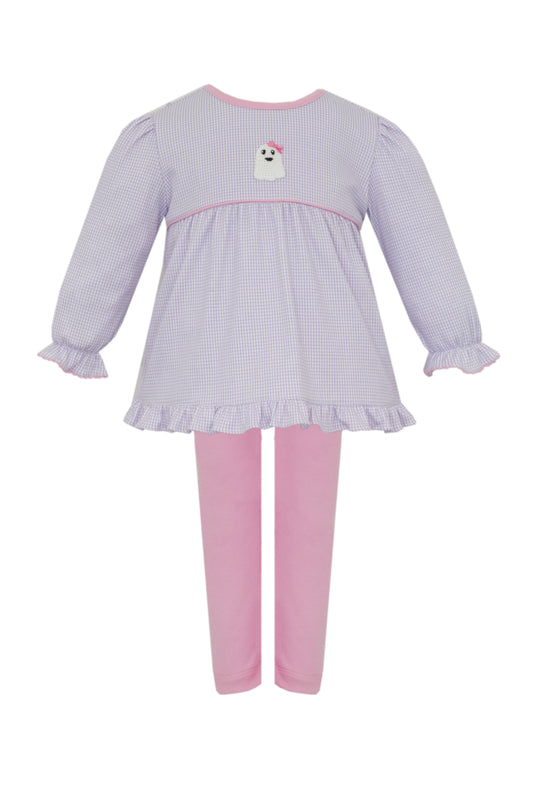 Girly Ghost Lavender Knit Legging Set
