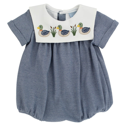 Marshside Mallards Mini Stripe Knit Bubble