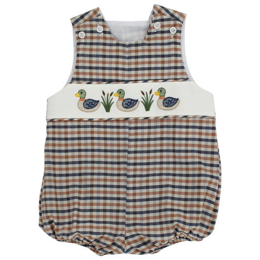 Marshside Mallards Woodland Plaid Bubble