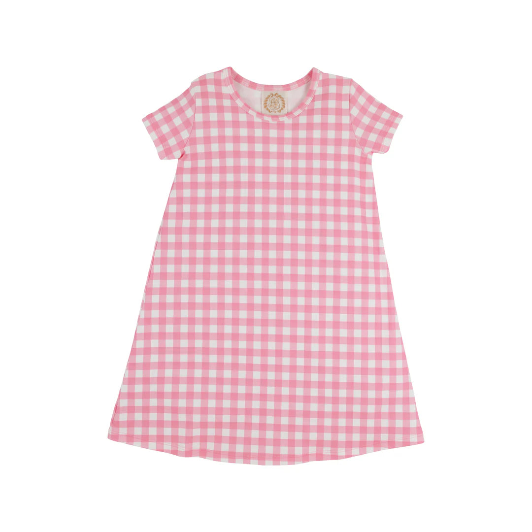 Polly Play Dress Hamptons Hot Pink Gingham