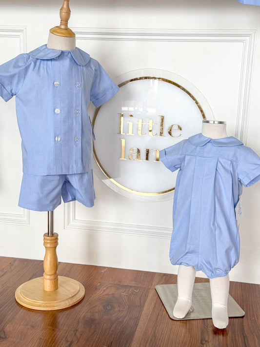 Chambray Dressy Short Set