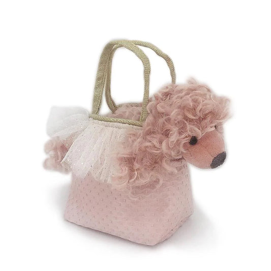 Pink Paris Poodle Plus Toy In Purse-Mon Ami
