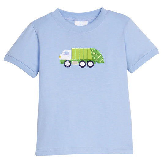 Garbage Truck Applique T-Shirt