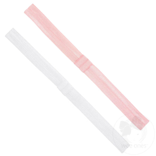 2PK Add A Bow-Elastic Baby Bands