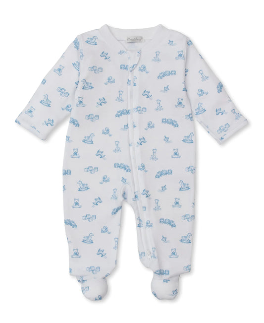 Toy Treasures Blue Boy Zipper Footie