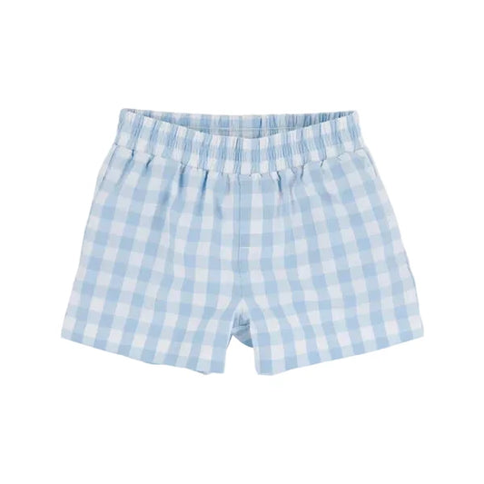 Sheffield Shorts-Barrington Blue Check