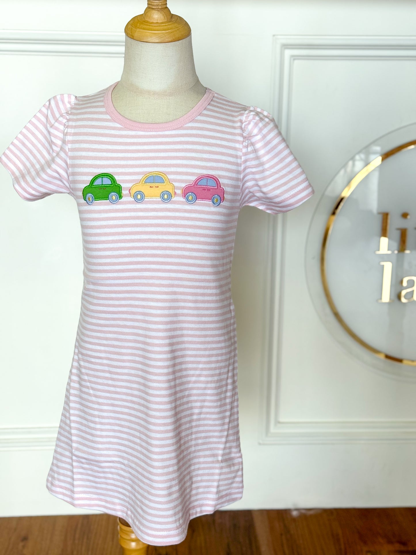 Pink Carpool T-Shirt Dress
