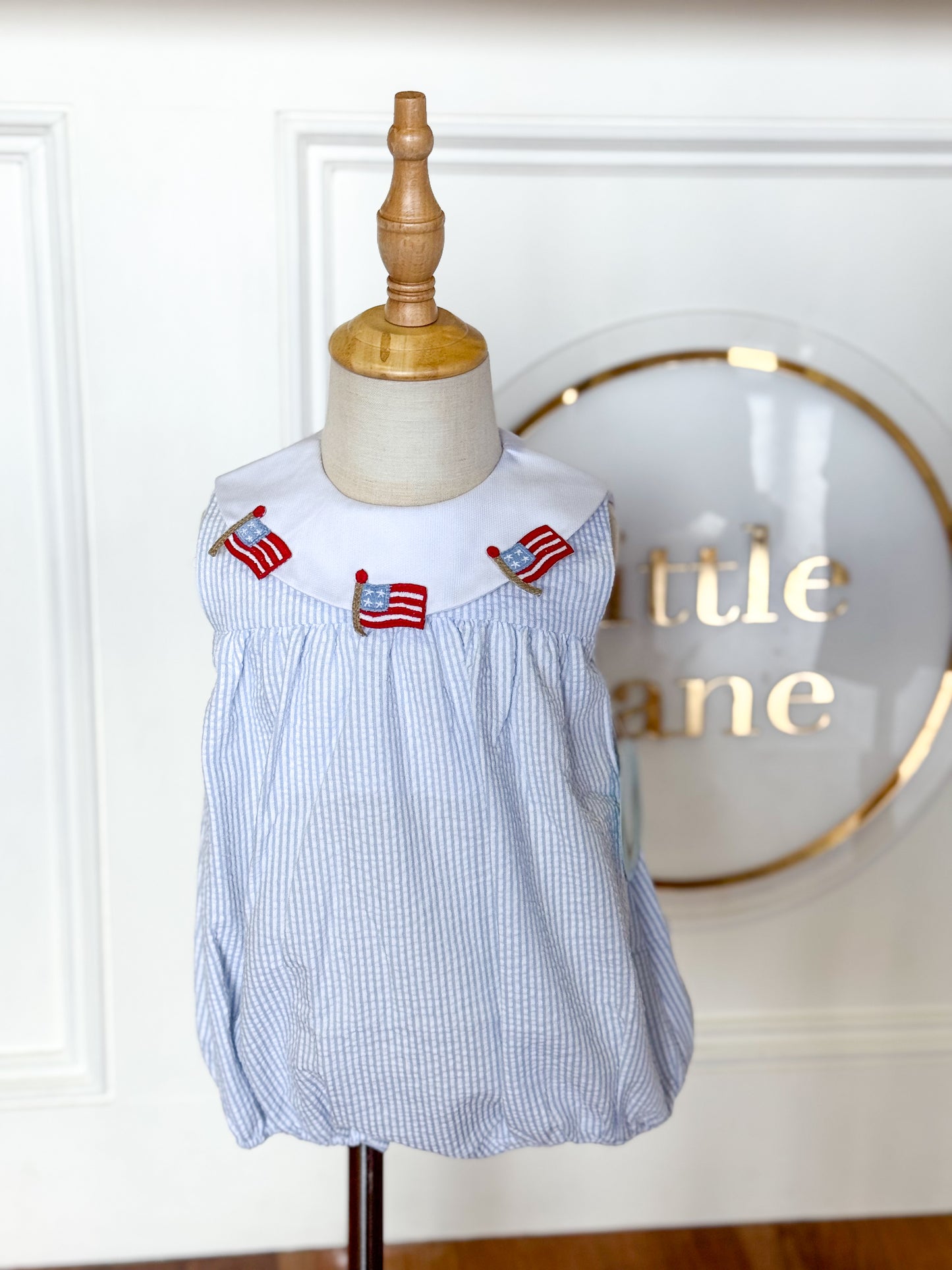 Flags n Fun Girl Bib Bubble