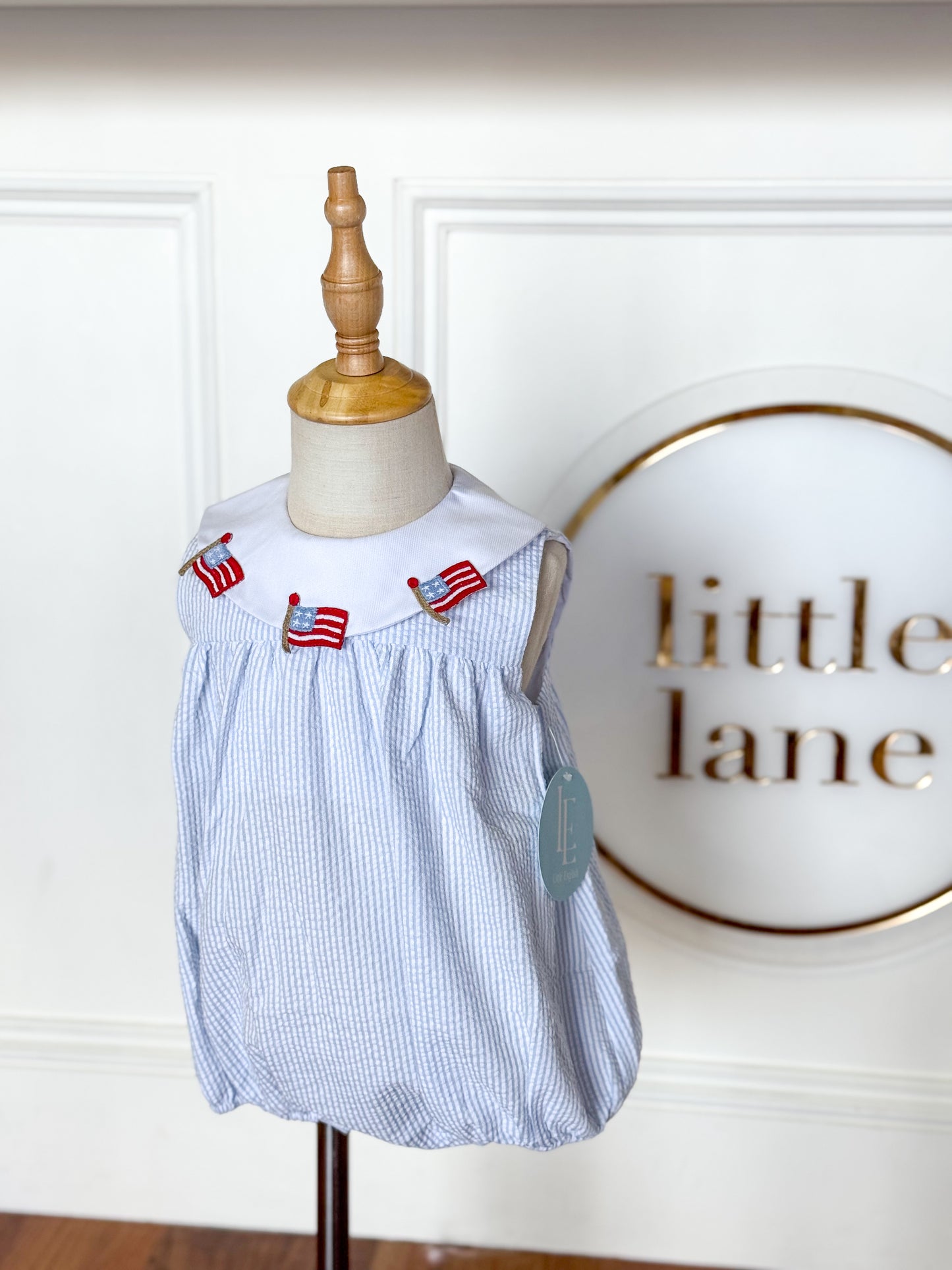 Flags n Fun Girl Bib Bubble