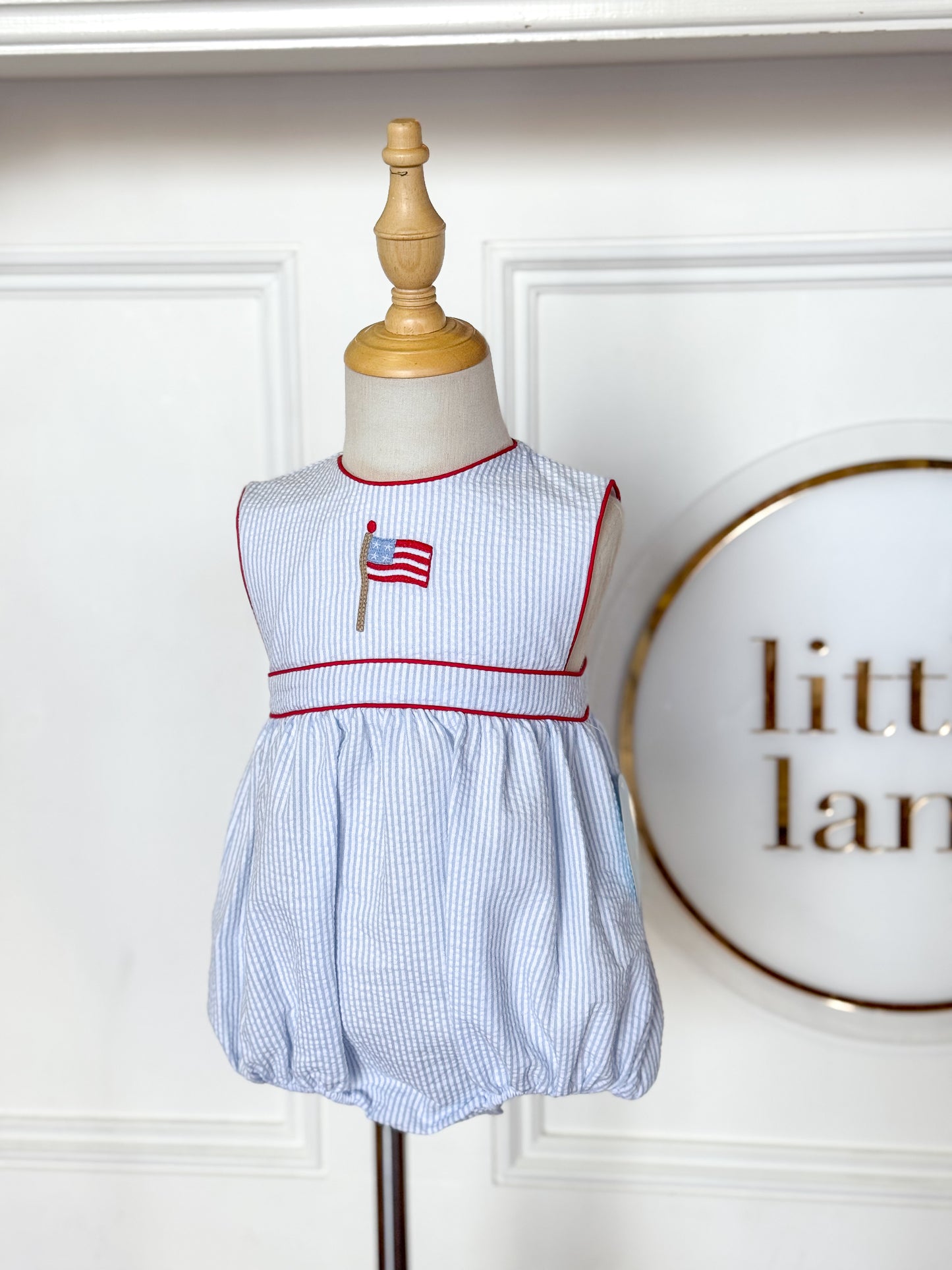 Flags n Fun Embroidered Apron Bubble