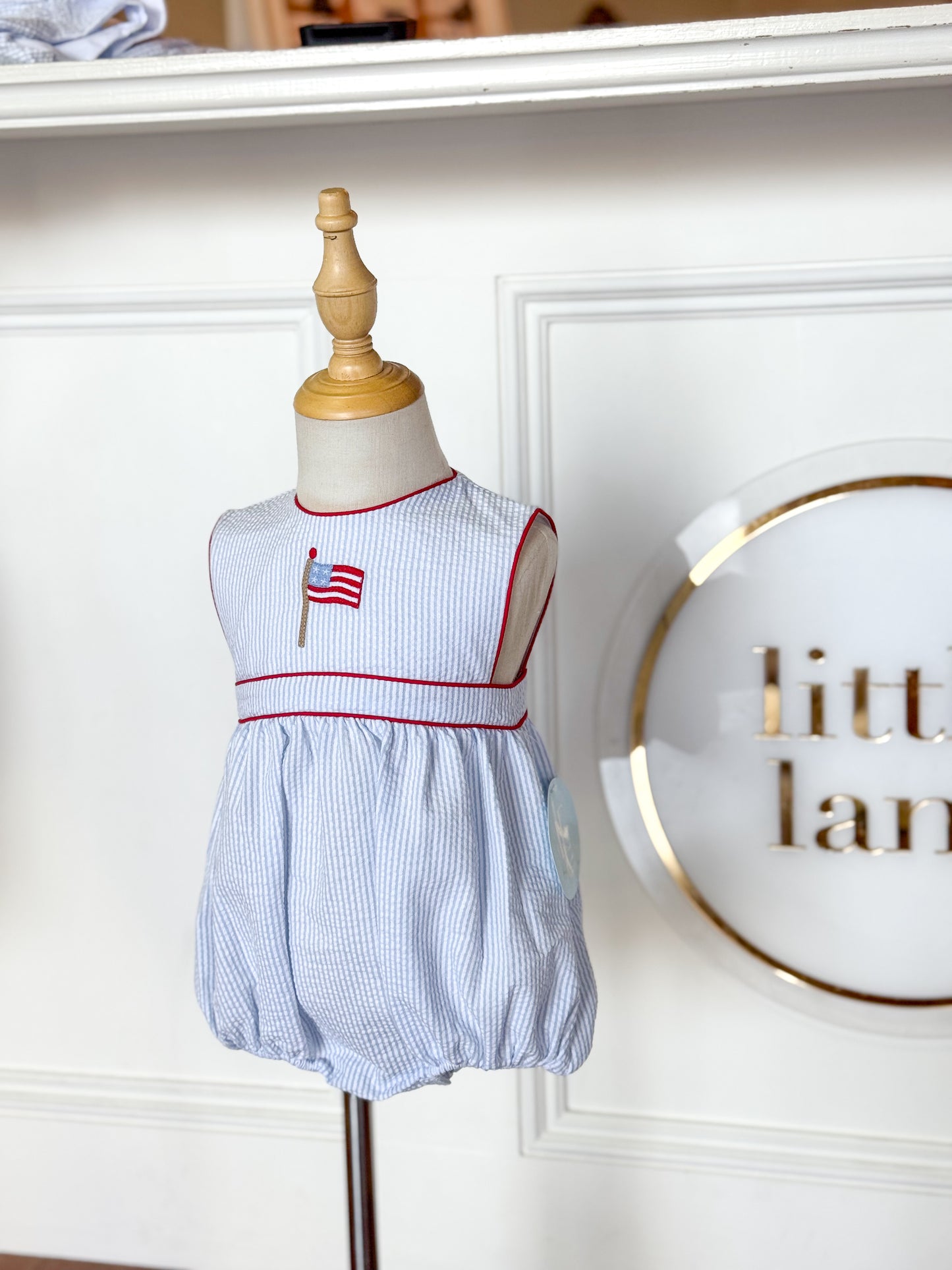 Flags n Fun Embroidered Apron Bubble