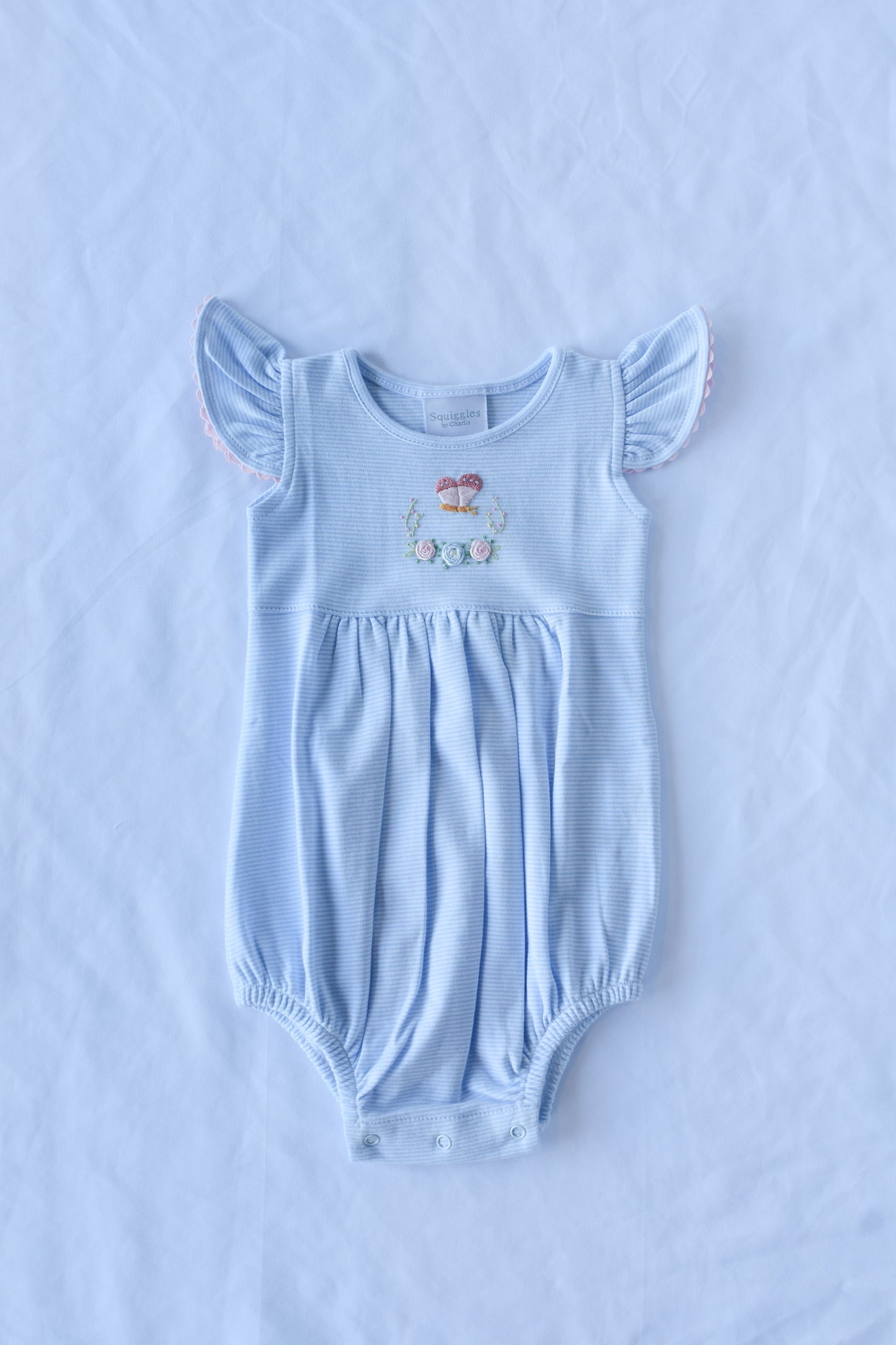 Butterfly Wreath Angel Sleeve Bubble