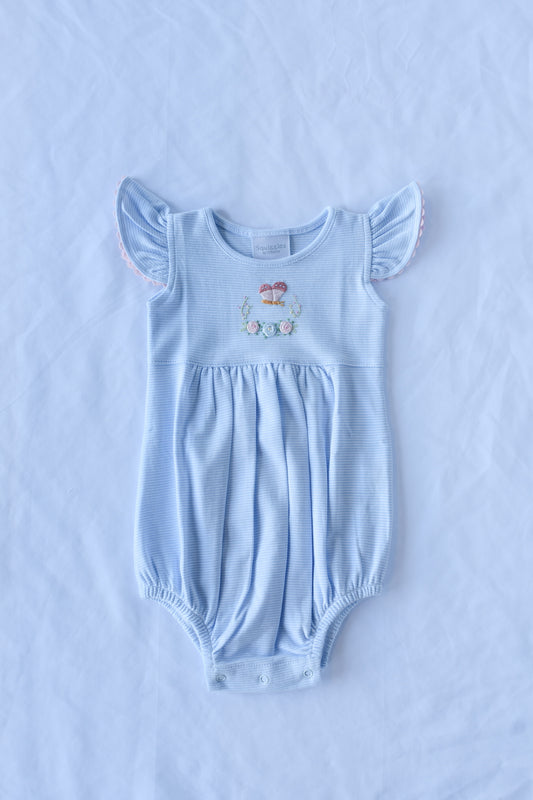 Butterfly Wreath Angel Sleeve Bubble