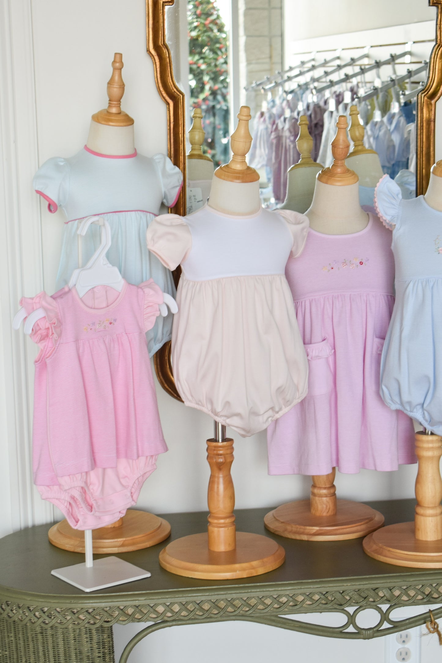 Strawberry Fields Flutter Sleeve Apron Romper