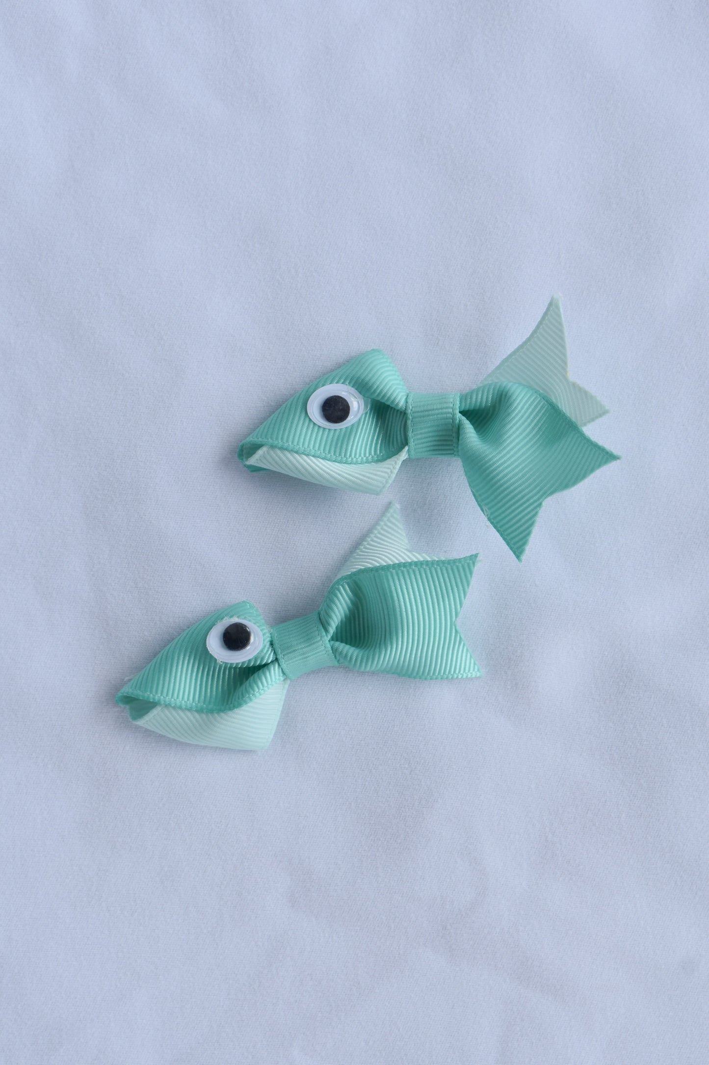 Tiny Two Tone Fish Hair Clip