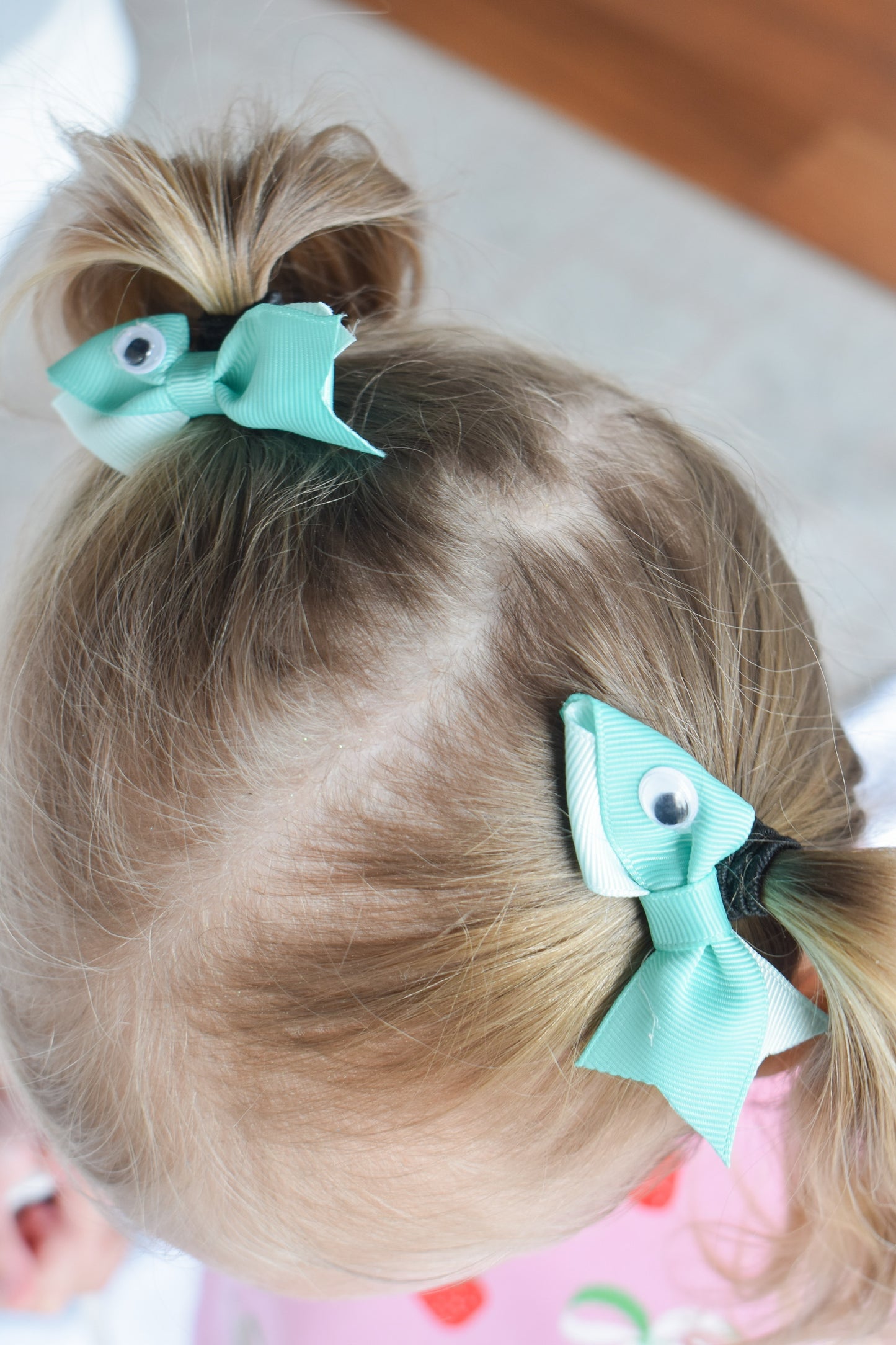 Tiny Two Tone Fish Hair Clip