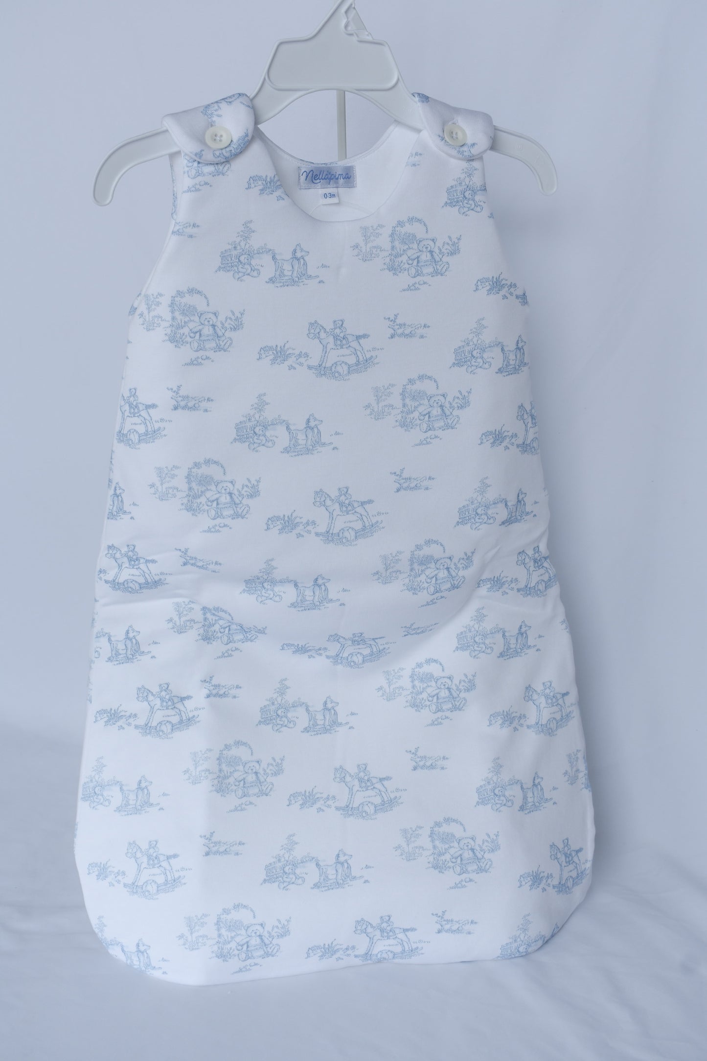 Classic Blue Toile Sleep Sack