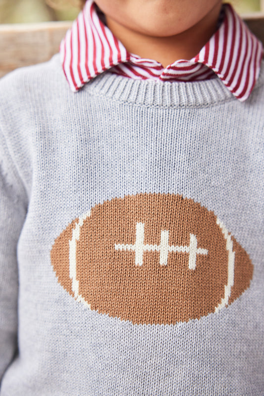 Intarsia Sweater-Football