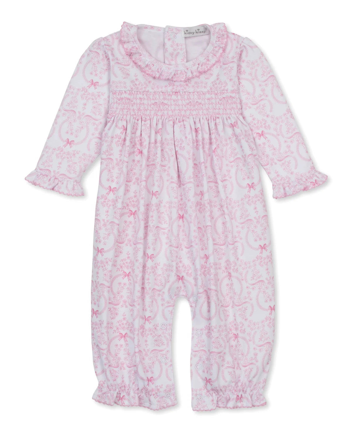 Delicate Blooms Ruffle Smocked Playsuit