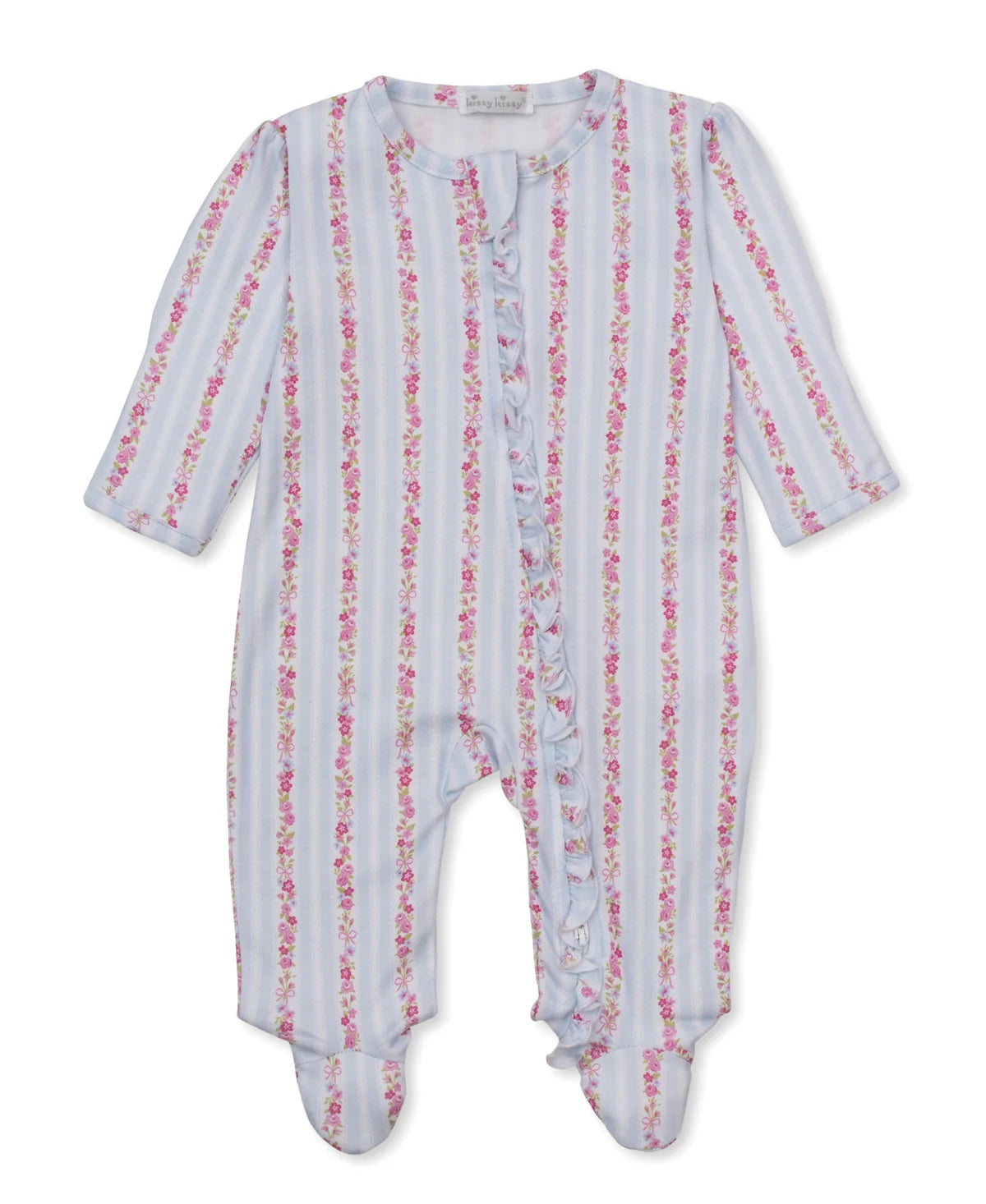 Rose Renaissance Zipper Footie