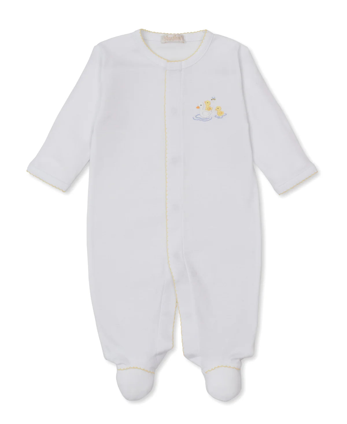 Ducky Pond Paddles Button Footie