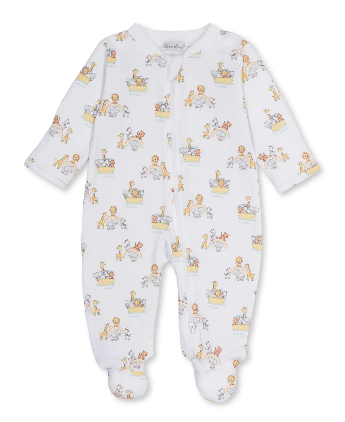 Noah's Journey Zipper Footie