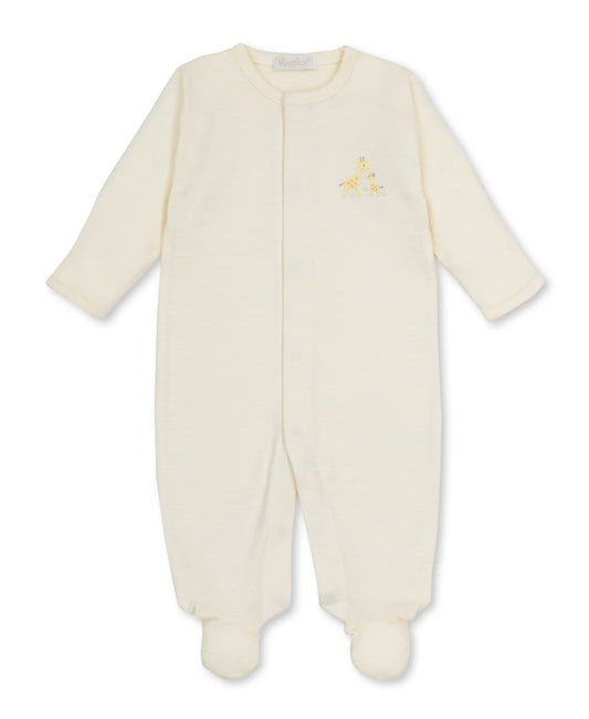 Premier Giraffe Baby Yellow Footie