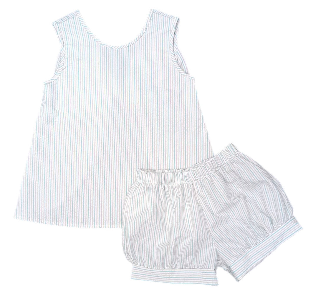 Pastel Striped Lottie Bloomer Set
