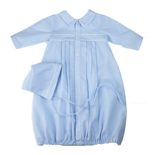 Lullaby Blue "Take Me Home" Newborn Gown Set