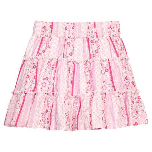 Natalie Skort-Sconset Floral Stripe