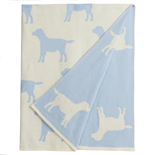 Nursery Blanket-Blue Lab