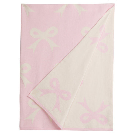 Nursery Blanket-Pink Bow