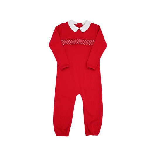 Rigsby Romper-Richmond Red