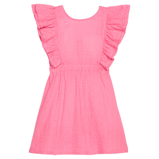 Sadie Dress-Taffy Pink Embroidery