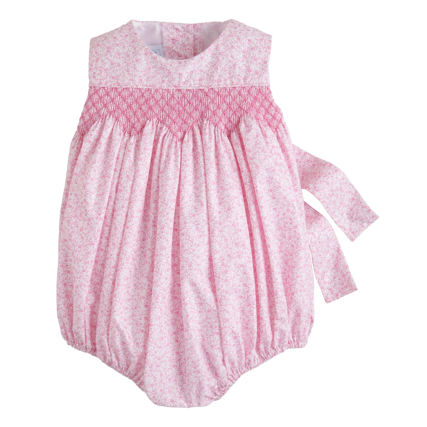 Pink Vinings Smocked Bubble