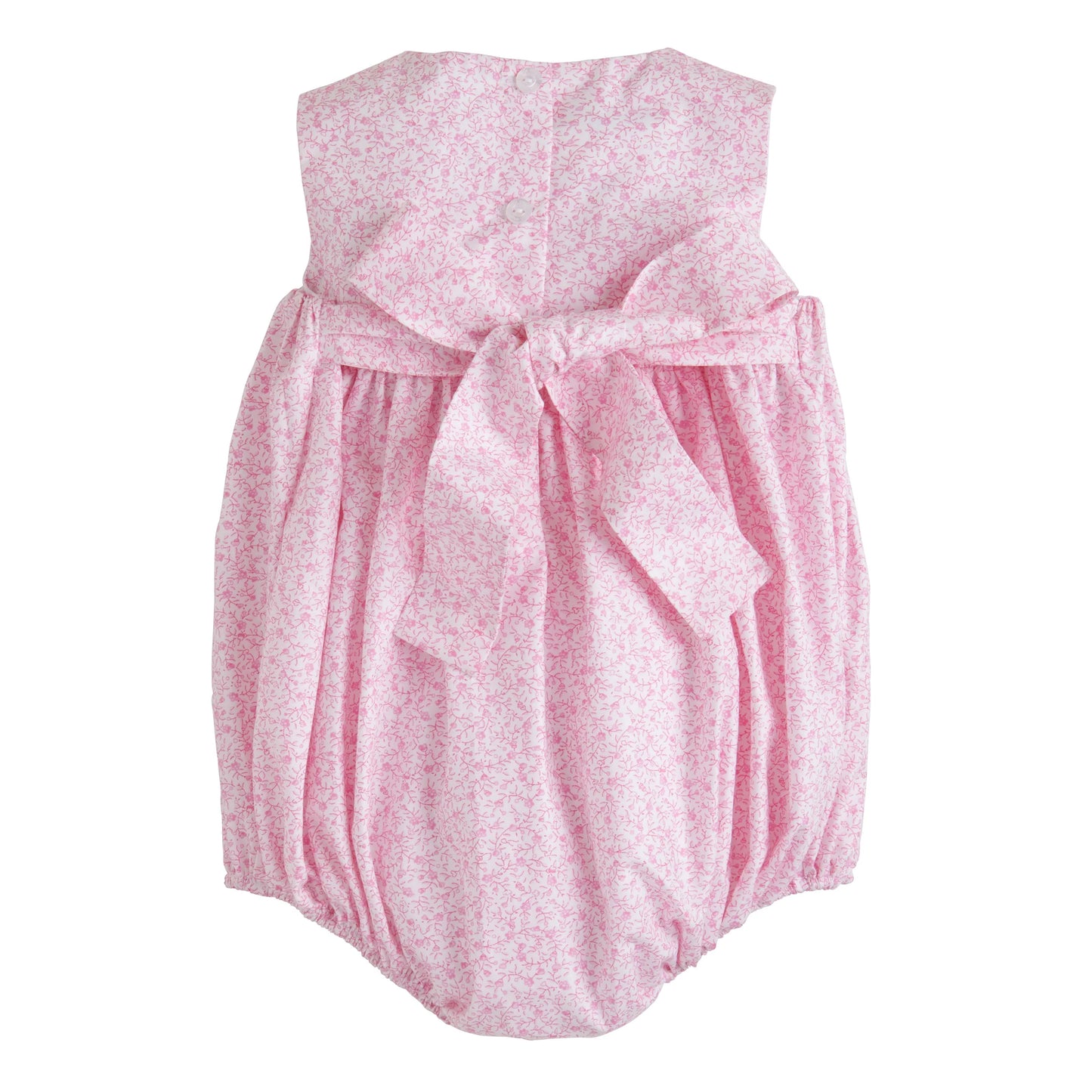 Pink Vinings Smocked Bubble