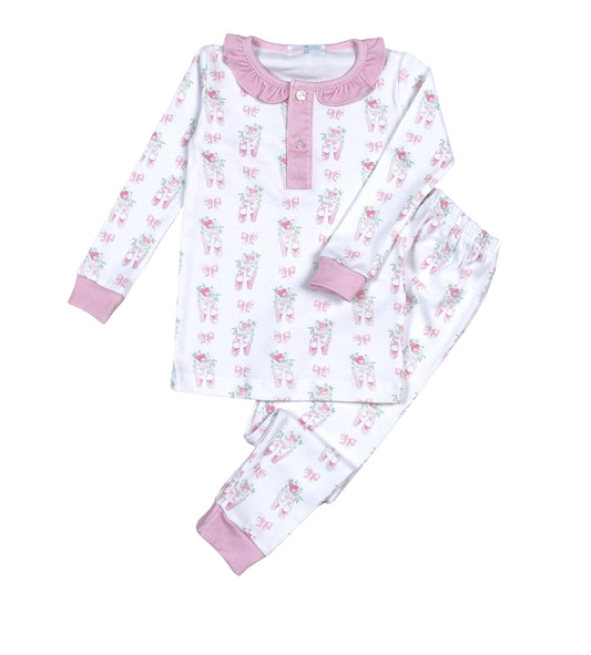 Twinkle Toes Pima Pant PJ Set