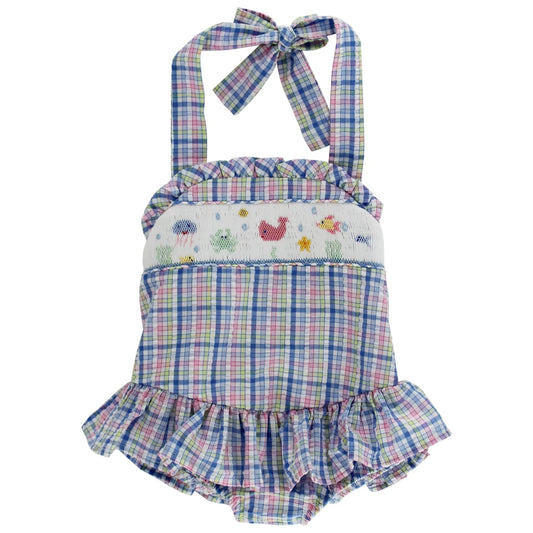 Under The Sea Ruffled One Piece Swim
