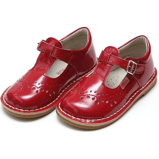 Ruthie Stitched Mary Jane-Patent Red
