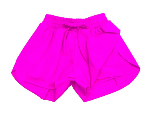 Butterfly Shorts-Fuchsia