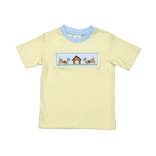 Playful Pups Smocked Short Set
