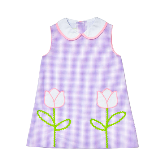 Tulip Tea Party Seersucker Louisa Dress