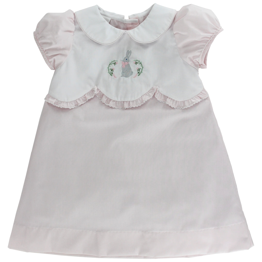 Oliver Rabbit Pink Collared Dress
