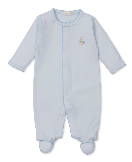 Noah's Ark Embroidered Footie