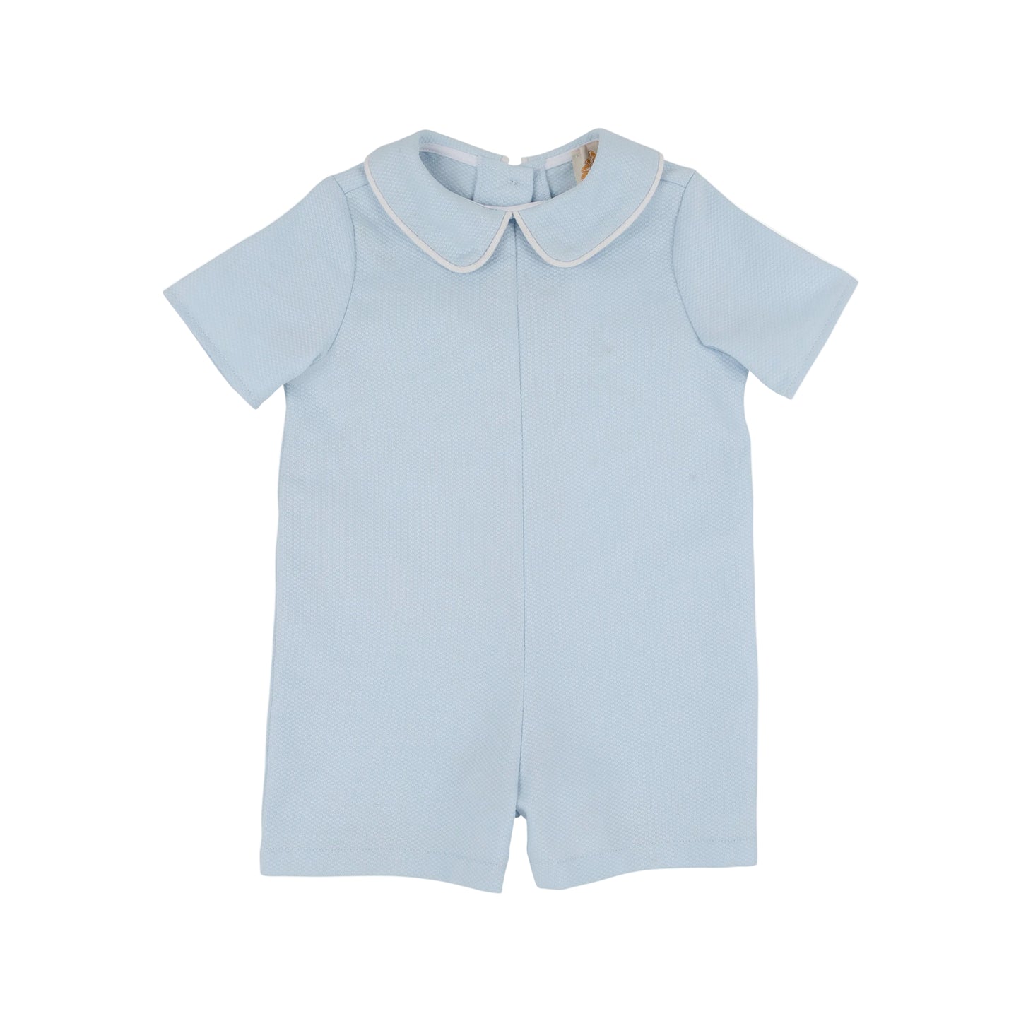 Short Sleeve John Hall Jon Jon-Pique Buckhead Blue
