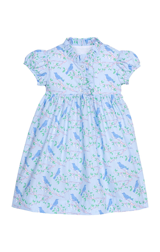 Birdie Dress-Cherry Blossoms