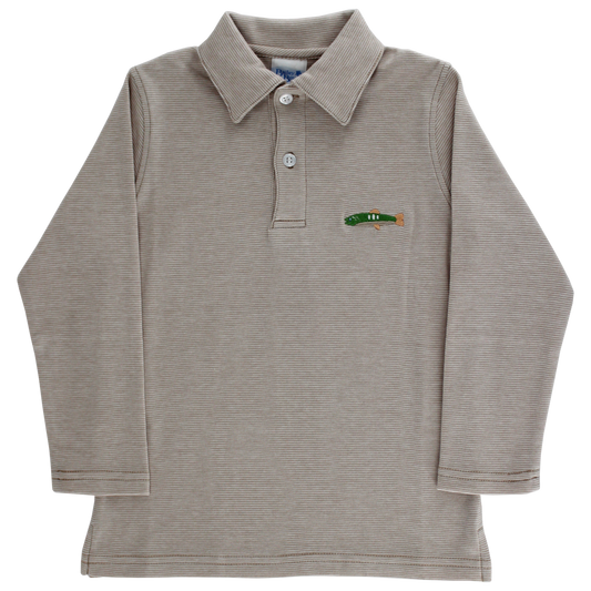 Rainbow Trout Heathered Polo