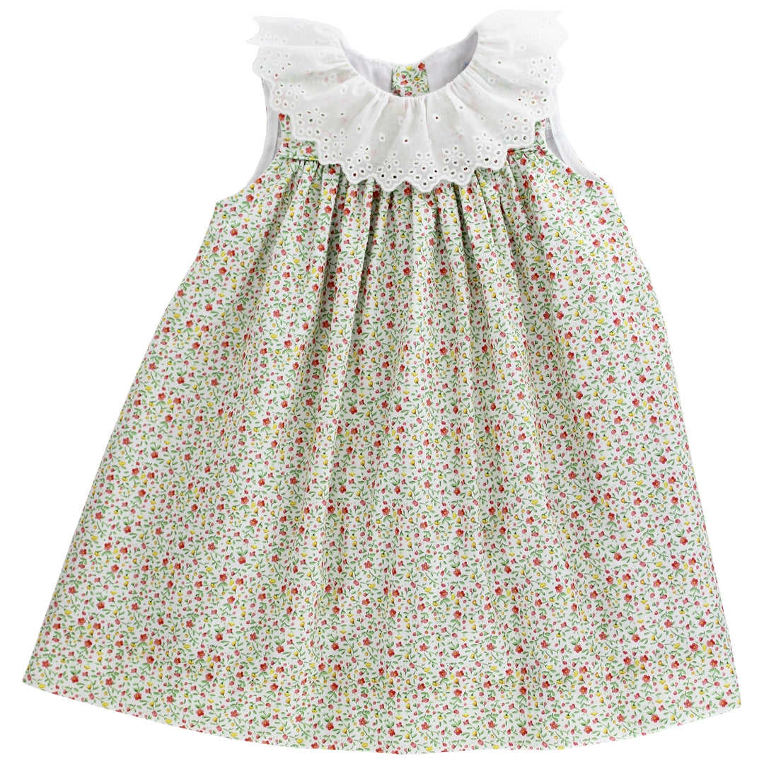 Cottage Gardens Eyelet-Collared Float Dress