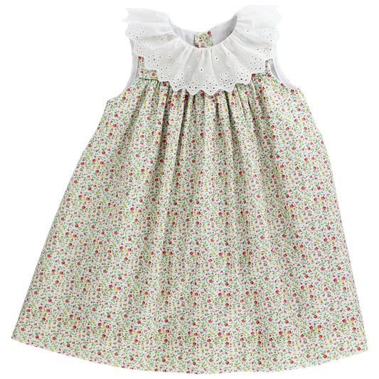 Cottage Gardens Eyelet-Collared Float Dress